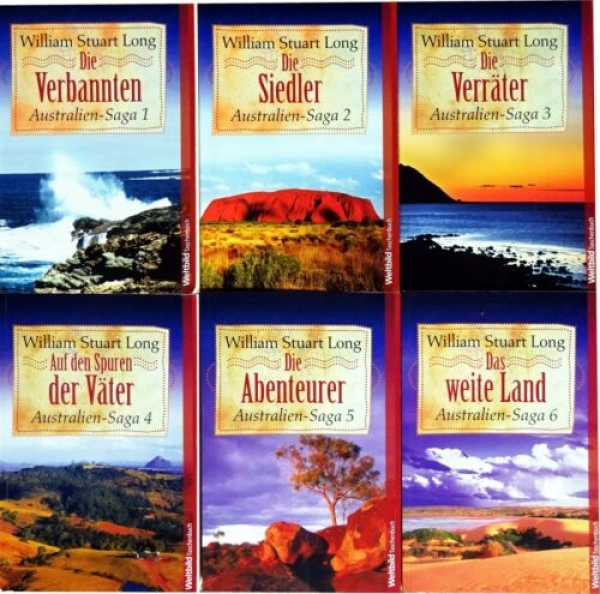 Bücherset: 6 Bücher von William Stuart Long - Australien-Saga Band 1 - 6